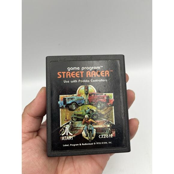 Street Racer (Atari 2600, 1977) Authentic Cartridge Only - Picture 2 of 4